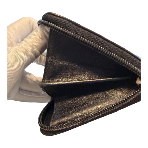 Chanel Camellia Embossed Patent Leather Zip Wallet – Brown - Picture 9 of 11